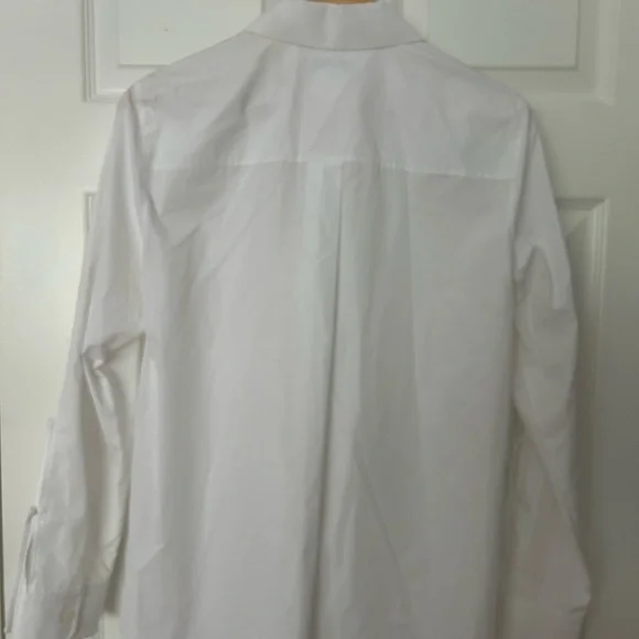 Lafayette 148 New York White Dress Shirt Classic Formal Design - Picture 5 of 5